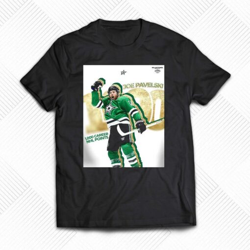 Joe Pavelski 1000 Career Nhl Points Shirt