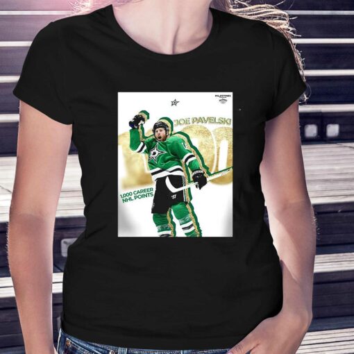 Joe Pavelski 1000 Career Nhl Points Shirt