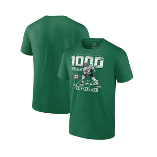 Joe Pavelski Dallas Stars Fanatics Branded 1000 Career Points T-shirt