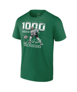 Joe Pavelski Dallas Stars Fanatics Branded 1000 Career Points T-shirt