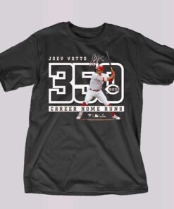 Joey Votto Cincinnati Reds Fanatics Branded 350 Home Runs T-shirt Joey Votto Cincinnati Reds Fanatics Branded 350 Home Runs T-shirt