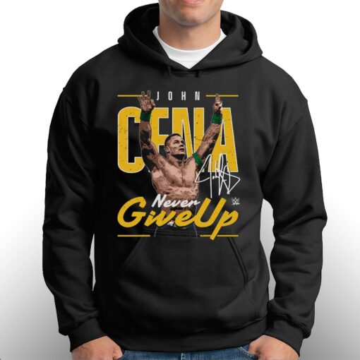 John Cena 500 Level Never Give Up T-shirt