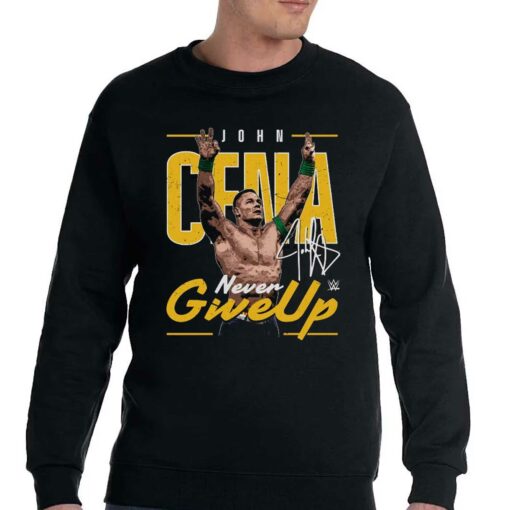 John Cena 500 Level Never Give Up T-shirt