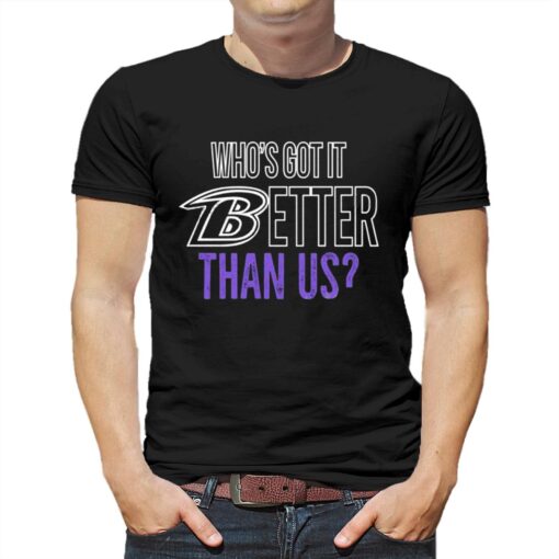 John Harbaugh Who’s Got It Better Than Us Shirt