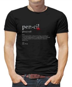 John Wick Chapter 4 Pencil Baba Yaga Keanu Reeves T-shirt