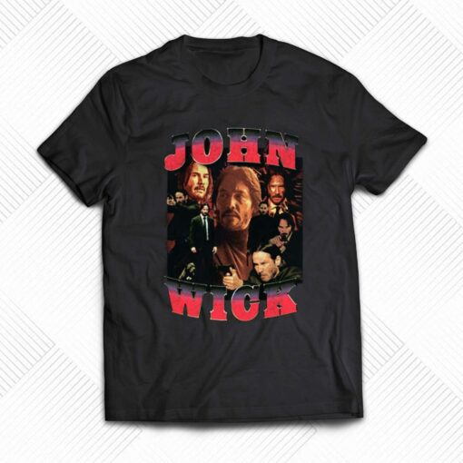 John Wick Movie Keanu Reeves Vintage 90s T-shirt