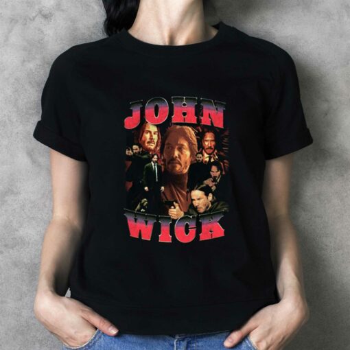 John Wick Movie Keanu Reeves Vintage 90s T-shirt