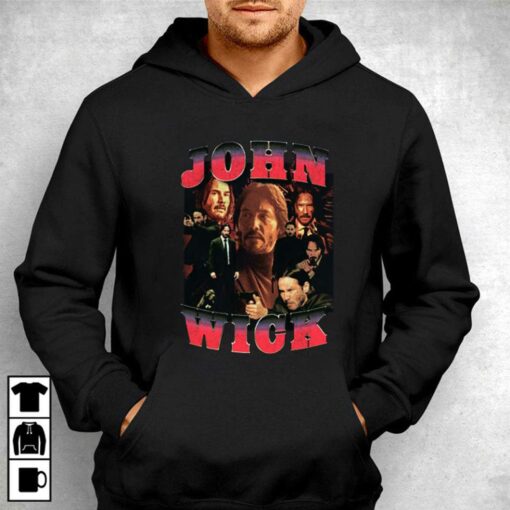 John Wick Movie Keanu Reeves Vintage 90s T-shirt