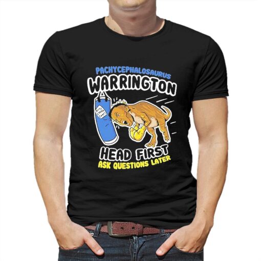 Josh Warrington Head First Ask Questions Later Shirt