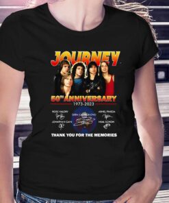 Journey Freedom Essential 50th Anniversary 1973–2023 Thank You For The Memories T-shirt Journey Freedom Essential 50th Anniversary 1973–2023 Thank You For The Memories T-shirt