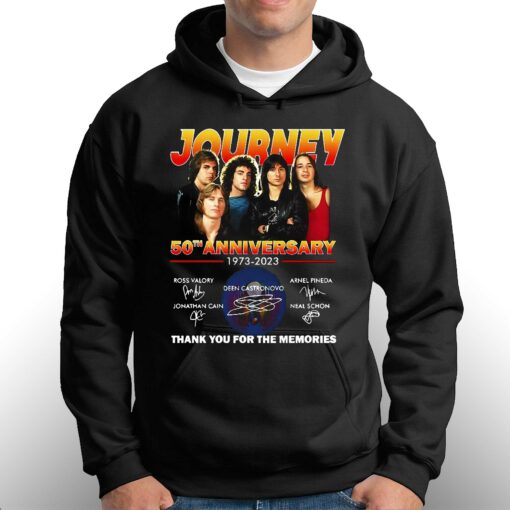 Journey Freedom Essential 50th Anniversary 1973–2023 Thank You For The Memories T-shirt