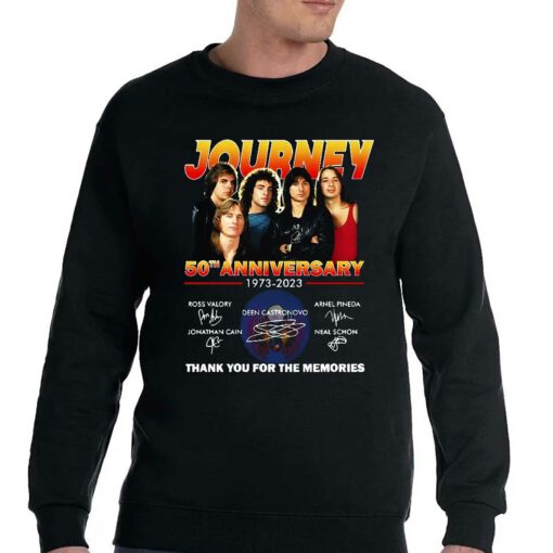 Journey Freedom Essential 50th Anniversary 1973–2023 Thank You For The Memories T-shirt