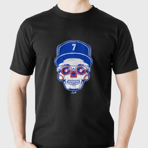 Julio Urias Sugar Skull T-shirt