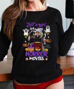 Just A Girl Who Loves Horror Movies T-shirt