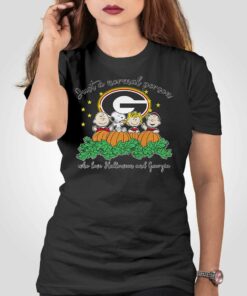 Just A Normal Person Who Love Halloween And Georgia Shirt