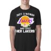 Just A Woman Who Loves Her Lakers Shirt