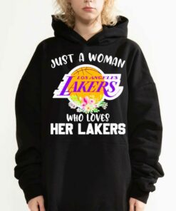 Just A Woman Who Loves Her Lakers Shirt 2 Just A Woman Who Loves Her Lakers Shirt 3