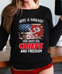 Just A Women Who Loves Her Chiefs And Freedom Unisex T-shirt