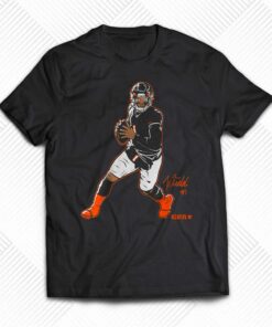 Justin Fields Superstar Pose Shirt Justin Fields Superstar Pose Shirt