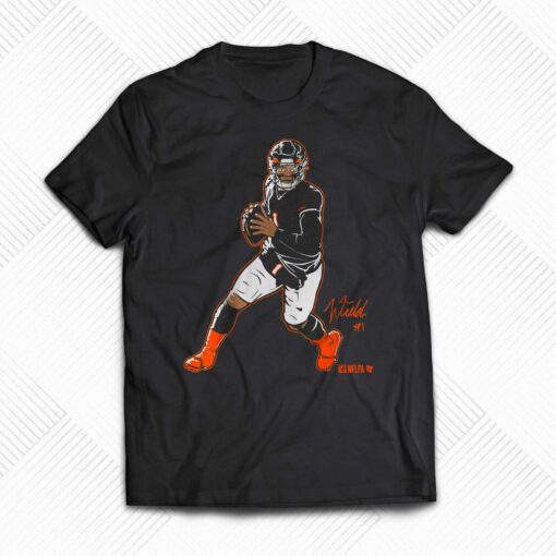 Justin Fields Superstar Pose Shirt