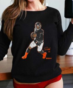 Justin Fields Superstar Pose Shirt Justin Fields Superstar Pose Shirt