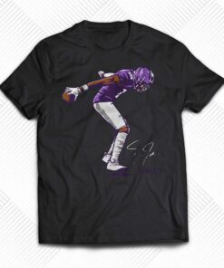 Justin Jefferson Superstar Pose Shirt Justin Jefferson Superstar Pose Shirt