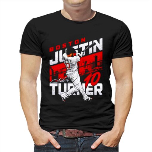 Justin Turner Boston Red Sox City Name T-shirt