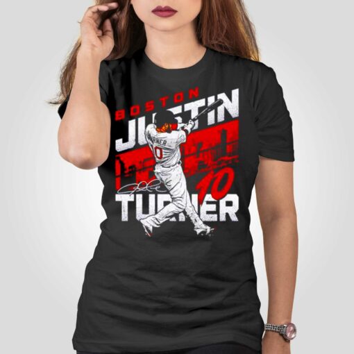 Justin Turner Boston Red Sox City Name T-shirt