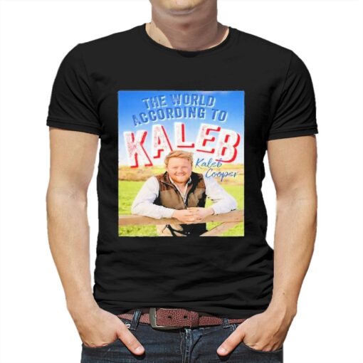 Kaleb Cooper The World According To Kaleb Book Cover Shirt