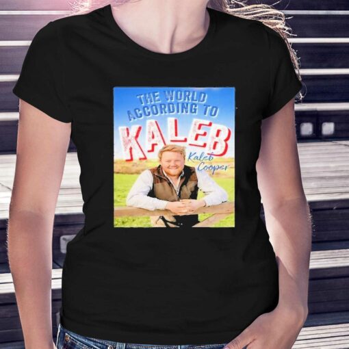 Kaleb Cooper The World According To Kaleb Book Cover Shirt