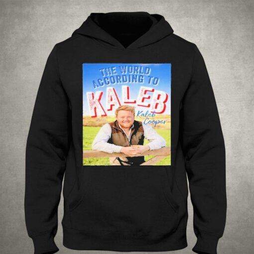 Kaleb Cooper The World According To Kaleb Book Cover Shirt