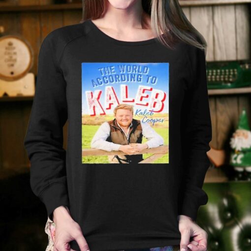 Kaleb Cooper The World According To Kaleb Book Cover Shirt