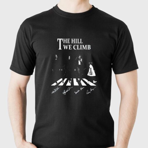 Kamala Harris The Hill We Climb On Road Signatures Shirt