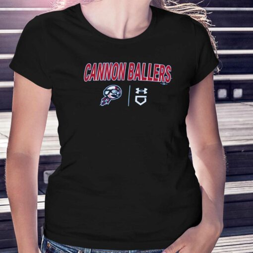 Kannapolis Cannon Ballers Under Armour Tech T-shirt