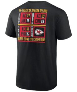 Kansas City Chiefs Fanatics Branded Super Bowl Lvii Champions Scoreboard Showcase T-shirt Kansas City Chiefs Fanatics Branded Super Bowl Lvii Champions Scoreboard Showcase T-shirt