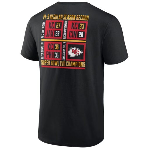 Kansas City Chiefs Fanatics Branded Super Bowl Lvii Champions Scoreboard Showcase T-shirt