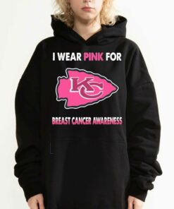 Kansas City Chiefs I Wear Pink For Breast Cancer Awareness Shirt 3