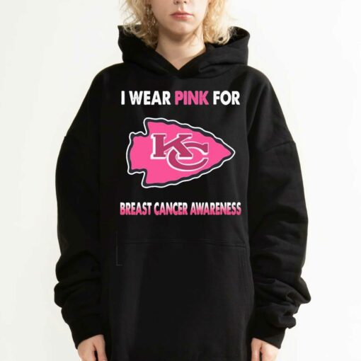 Kansas City Chiefs I Wear Pink For Breast Cancer Awareness Shirt