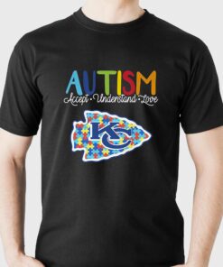Kansas City Chiefs Nfl Autism Awareness Accept Understand Love Shirt
