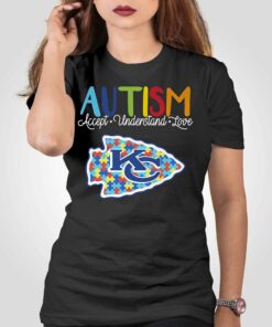 Kansas City Chiefs Nfl Autism Awareness Accept Understand Love Shirt