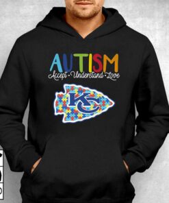Kansas City Chiefs Nfl Autism Awareness Accept Understand Love Shirt 3