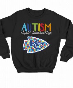 Kansas City Chiefs Nfl Autism Awareness Accept Understand Love Shirt 4