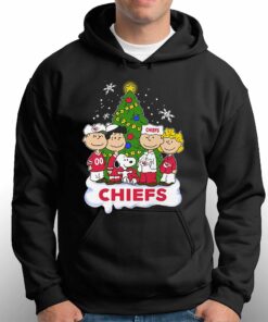 Kansas City Chiefs Snoopy Peanuts Christmas Shirt Hoodie Sweater 2 Kansas City Chiefs Snoopy Peanuts Christmas Shirt Hoodie Sweater 3