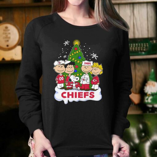 Kansas City Chiefs Snoopy Peanuts Christmas Shirt Hoodie Sweater