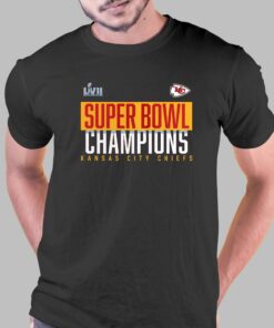 Kansas City Chiefs Super Bowl Lvii Champions Foam Finger T-shirt Kansas City Chiefs Super Bowl Lvii Champions Foam Finger T-shirt