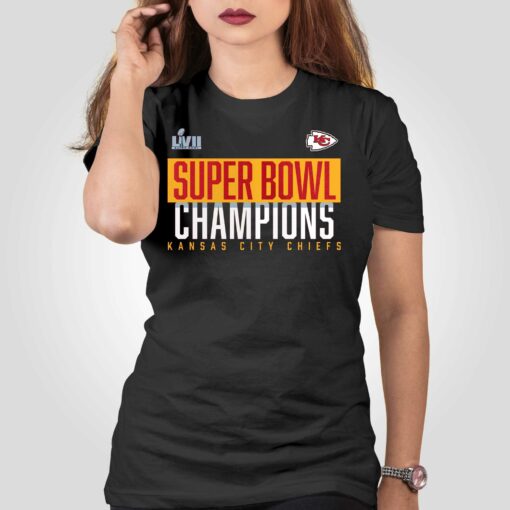 Kansas City Chiefs Super Bowl Lvii Champions Foam Finger T-shirt