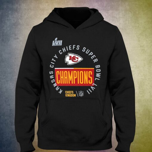 Kansas City Chiefs Super Bowl Lvii Champions Locker Room Trophy Collection T-shirt