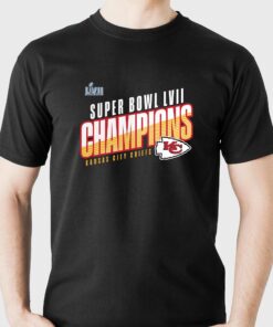 Kansas City Chiefs Super Bowl Lvii Champions Victory Formation T-shirt Kansas City Chiefs Super Bowl Lvii Champions Victory Formation T-shirt