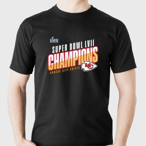 Kansas City Chiefs Super Bowl Lvii Champions Victory Formation T-shirt