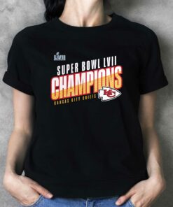 Kansas City Chiefs Super Bowl Lvii Champions Victory Formation T-shirt Kansas City Chiefs Super Bowl Lvii Champions Victory Formation T-shirt